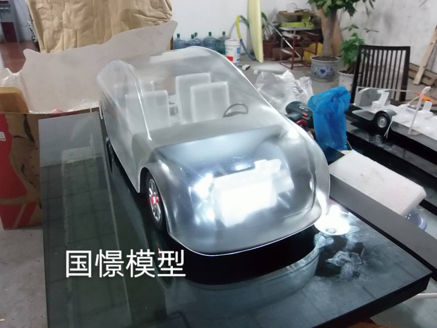 晋中透明车模型